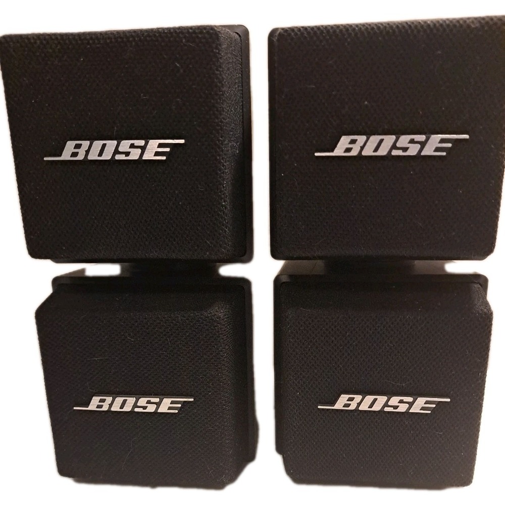 Bose Acoustimass AM-5 Cube Surround Speakers Wired Set of 4 Black Compact